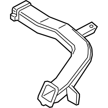 Hyundai 97390-J3000 Hose Assembly-Side Defroster, RH