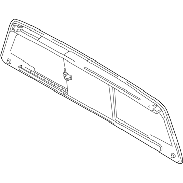 Nissan 79700-EZ20A Glass-Back Window