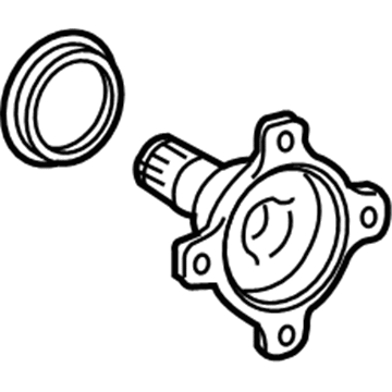 Lexus 41309-28050 Shaft Sub-Assembly, Differential Side Gear