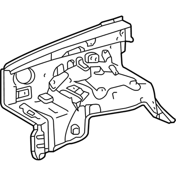 Toyota 53701-04220 Apron Assembly