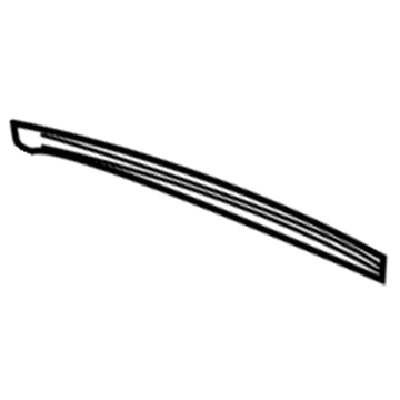 BMW 51-16-7-013-103 Window Frame Cover, Rear Left Door