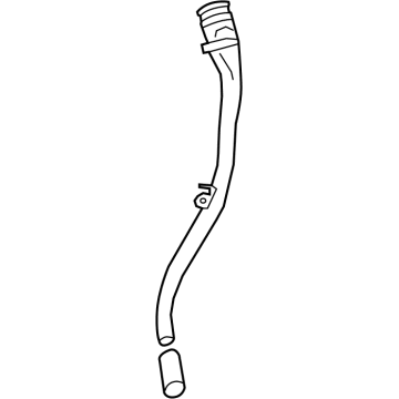 BMW 16-11-7-487-443 PLASTIC FILLER PIPE