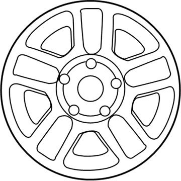 Ford YL8Z-1007-DA Wheel, Alloy