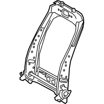 Toyota 71013-10240 Seat Back Frame