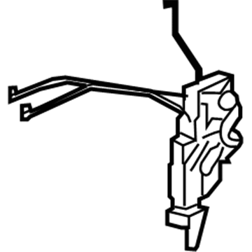 GM 15129747 Rear Side Door Lock Assembly