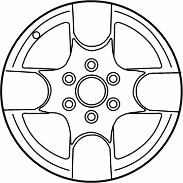 Nissan 40300-9BE0A Aluminum Wheel