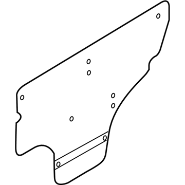 Kia 831703E000 Screen-Rear Door, LH