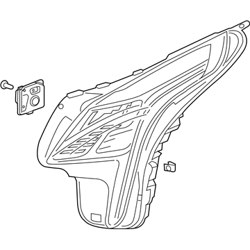 GM 84242721 Front Headlight Assembly
