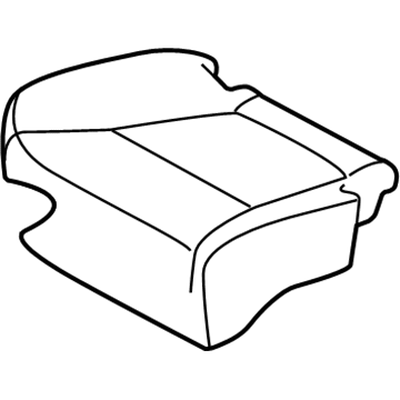 Kia 892601U010SAL Rear Seat Back Covering, Right