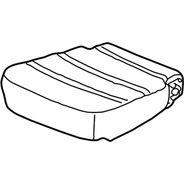 Honda 81332-S0X-A21 Pad & Frame, R. Middle Seat Cushion