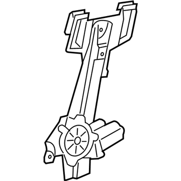 Mopar 5065472AF Rear Door Window Regulator