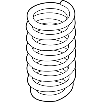 BMW 33-53-6-865-637 Rear Coil Spring