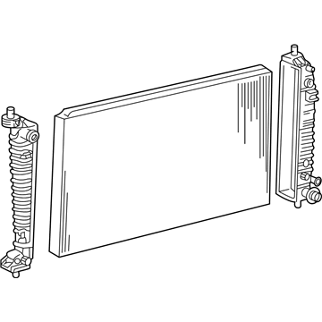 Ford H2MZ-8005-N Radiator Assembly