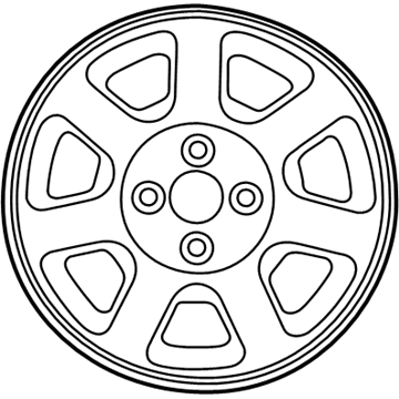 Kia K9965S55540 Wheel-Disc, Aluminum