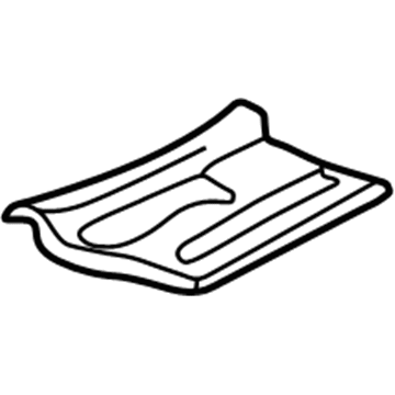 Honda 65169-S9V-A00ZZ Stiffener, L. Floor Panel