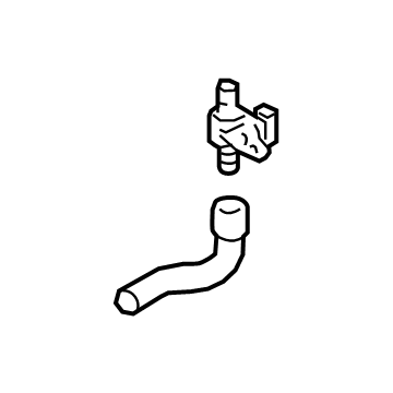 Toyota 16260-F0100 By-Pass Hose