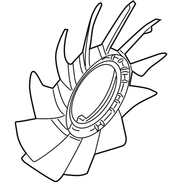 Ford 6L2Z-8600-BA Fan Blade