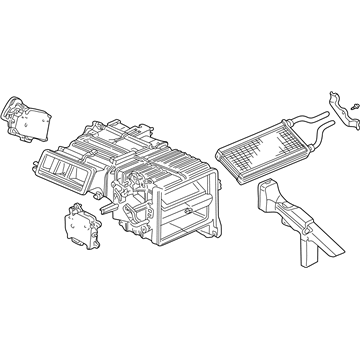 Honda 79100-S2A-A02 Heater Unit