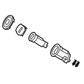 Mopar 5073356AA Cylinder Lock-Door Lock