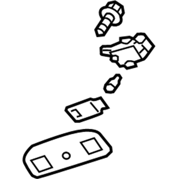 GM 22880940 Reading Lamp Assembly