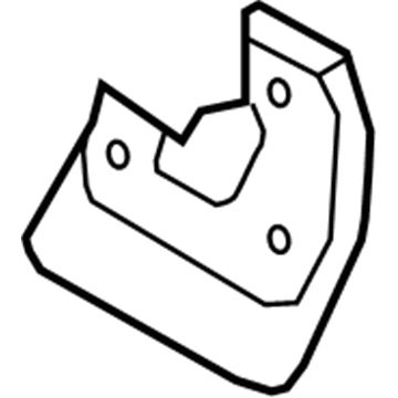 Hyundai 86842-A5000 Rear Wheel Mud Guard Assembly, Right