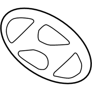 Hyundai 86363-1R000 Symbol Mark Emblem-'H'