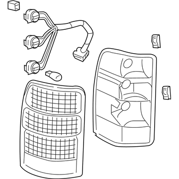 GM 15832092 Combo Lamp Assembly