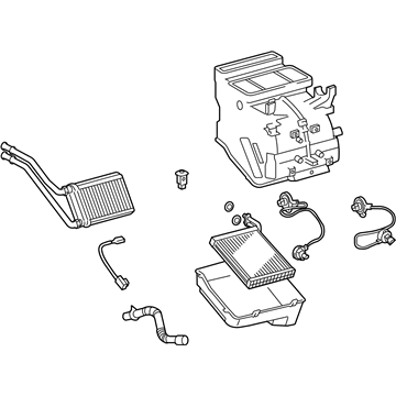 Toyota 87050-52083 Evaporator Assembly