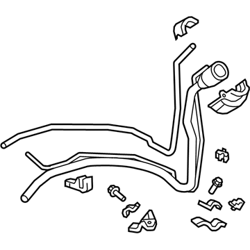 Lexus 77210-48241 Pipe Assembly, Fuel Tank