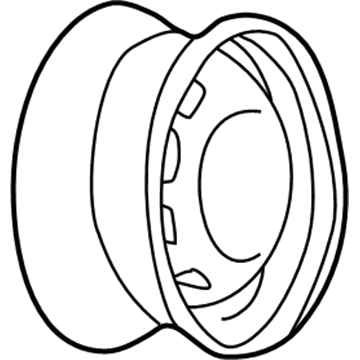 GM 9592439 Wheel Rim-15X7 Front