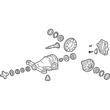 Lexus 41110-50301 Carrier Assembly, Differential