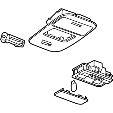 GM 23498238 Map Lamp Assembly