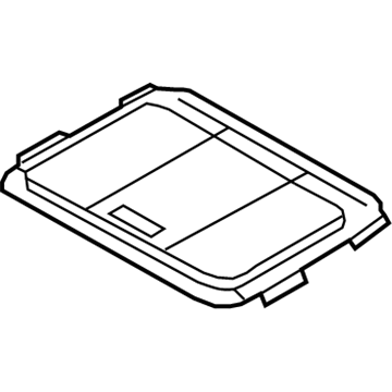 Nissan 91250-ZK01A Shade Assy-Sunroof