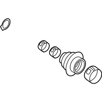 BMW 33-20-2-283-068 Repair Kit Bellows, Interior