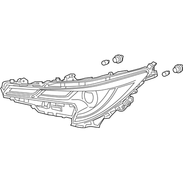 Toyota 81150-02S50 Headlamp Assembly