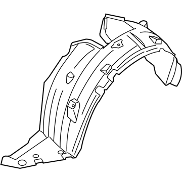 Nissan 63841-ET80A PROTCT Front Fender L
