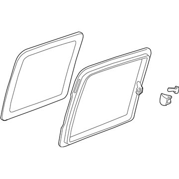 GM 88939709 Moveable Glass