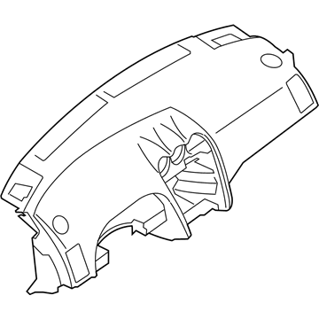 Nissan 68200-JA00A Panel & Pad Assy-Instrument