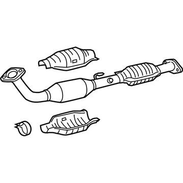 Toyota 17410-0C120 Converter & Pipe