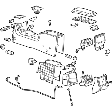 GM 15267579 Console Assembly