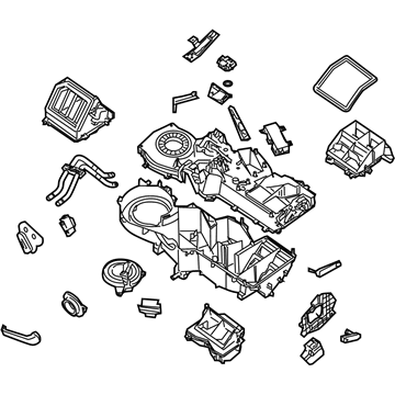 Nissan 27110-ZZ56B Heating Unit Assy-Front