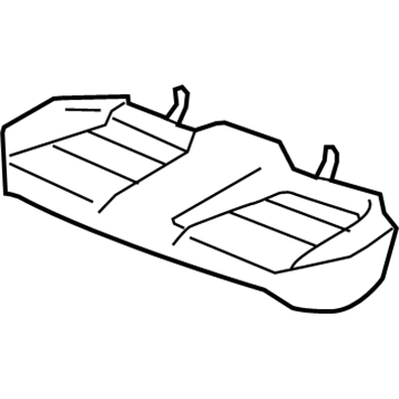 Acura 82137-TK4-A11 Pad & Frame, Rear Seat Cushion