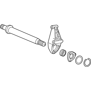 GM 13400098 Front Wheel Drive Intermediate Shaft Assembly