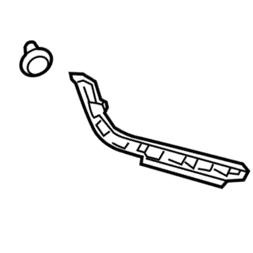 Hyundai 86614-B8000 Bracket Assembly-Rear Bumper Side, RH