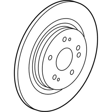 Honda 42510-THR-A00 Disk, Rear Brake