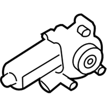 BMW 51-35-7-185-219 Holder, Window-Guide Web, Left