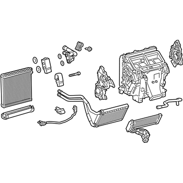 Toyota 87050-35180 Evaporator Assembly