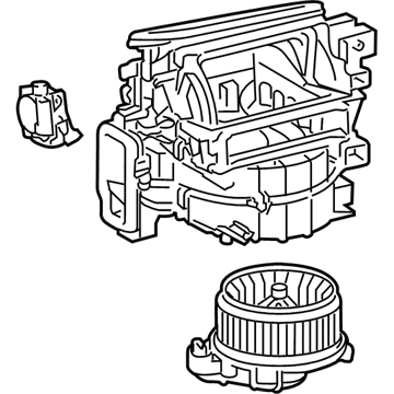 Toyota 87130-60611 Blower Assembly