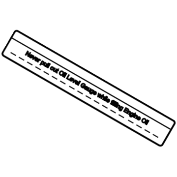 Infiniti 99053-EA600 Label-Oil Caution