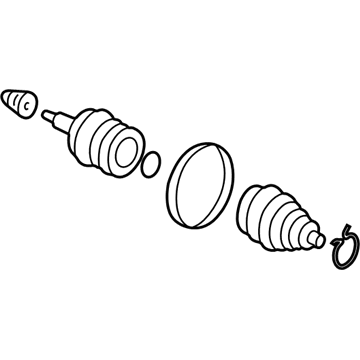 Honda 44014-S0X-A53 Joint Set, Outboard